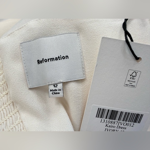 ANTHROPOLOGIE Kairo Dress Ivory - Picture 12 of 15